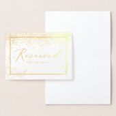 PixDezines金ゴールド紙吹雪/リザーブドテーブルシンボルや象徴 箔カード (ディスプレー)