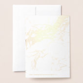 PixDezines金ゴールド紙吹雪/リザーブドテーブルシンボルや象徴 箔カード (裏面封筒付き)