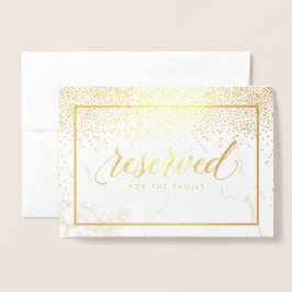 PixDezines金ゴールド紙吹雪/リザーブドテーブルシンボルや象徴 箔カード