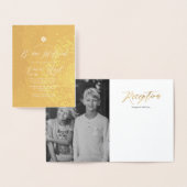 PixDezines金ゴールドB'nai（ユダヤ教の）バル・ミツバー書道 箔カード (ディスプレー)