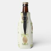 PixDezines金フェイク箔パイナップルパターン ボトルクーラー (ボトル裏面)