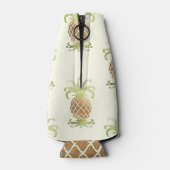 PixDezines金フェイク箔パイナップルパターン ボトルクーラー (裏面)