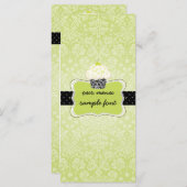 PixDezines鍵ライムカップケーキメニュー メニュー (正面/裏面)