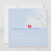 PixDezines雪鳥|秋+冬の招待状 招待状 (裏面)