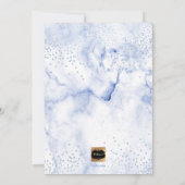 PixDezines青大理石+紙吹雪/バプティスマ 招待状 (裏面)