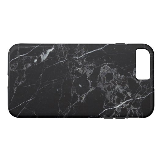 PixDezines黒大理石 Case-Mate iPhoneケース (裏面(横))