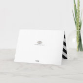 PixDezines黒+白+サンキューカード サンキューカード (裏面)