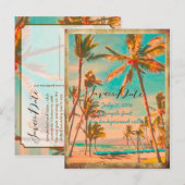 PixDezines/お知らせ/ヴィンテージハワイ 案内ポストカード (正面/裏面)
