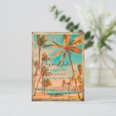 PixDezines/お知らせ/ヴィンテージハワイ 案内ポストカード (スタンド正面)