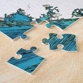 PixDezines こねん 上原 海の波, 上原 ジグソーパズル (側面)