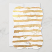 PixDezines のゴールド/ホリデー カードは目を引く シーズンカード (裏面)