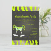 PixDezines アップルマティーニ独身最後のパーティー 招待状 (スタンド正面)