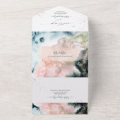 PixDezines アブストラクトギャラクシー オールインワン招待状 (外側)