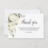 PixDezines アルバスター ローズ 哀悼 お礼 招待状 (正面)