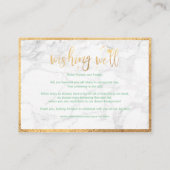 PixDezines アロハパイナップル/ゴールド/マーブル/封筒 エンクロージャーカード (裏面)