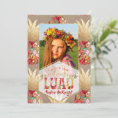 PixDezines アロハパイナップル 卒業パーティ 招待状 (スタンド正面)