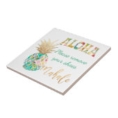 PixDezines アロハ パイナップル / DIY 背景 タイル (側面)