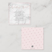 PixDezines ウィッシング ウェル, カリグラフィー フェイク ゴールド エンクロージャーカード (正面/裏面)