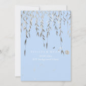 PixDezines ウィロー/疑似シルバー/DIY 背景 招待状 (正面)