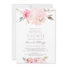 PixDezines ウェディングシャワーのための水彩フラワー・ブラッシュ・ピオニー