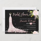 PixDezines ウェディングシャワースプリングフラワーデザイン 招待状 (正面)