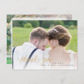 PixDezines ウェディング サンクス / ファン スクリプト ポストカード (正面/裏面)