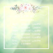 PixDezines ウェルカム 営業時間 ウィンドウサイン (シート3)