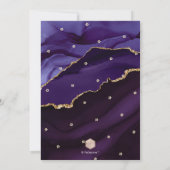 PixDezines ウォーターカラー アゲート オーブルジーン ミツバ 招待状 (裏面)