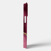 PixDezines ウォーターカラー アゲート, バーガンディ ピンク モーブ Case-Mate iPhoneケース (裏面 / 右)