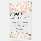 PixDezines エレガントなバラ色のローズとアンスリウム アクリルサイン (傾斜)