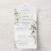 PixDezines エレガントな白いペオニーのオールインワン招待状 オールインワン招待状 (内側)