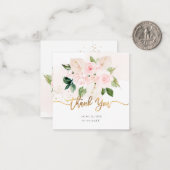 PixDezines エレガント H2淡い色の赤面ピンクローズ注 ノートカード (正面/裏面インサイチュ)