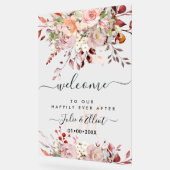 PixDezines エレガント Rust Orange Gum Eucalyptus アクリルサイン (傾斜)