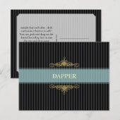 PixDezines/エレガントpinstripes/DIYカラー ポストカード (正面/裏面)