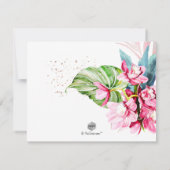 PixDezines オーキッド アイル あなたは... ブライズメイド 招待状 (裏面)