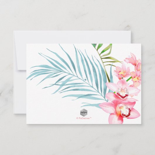 PixDezines オーキッド アイル RSVP (裏面)