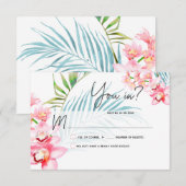 PixDezines オーキッド アイル RSVP (正面/裏面)