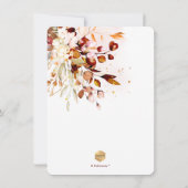 PixDezines オータム ガム ユーカリ ブランシュ＋バブル 招待状 (裏面)