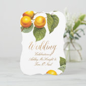 PixDezines オーチャード/ピーチ/レドゥート 招待状 (スタンド正面)