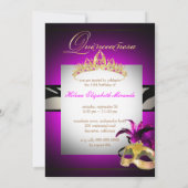 PixDezines キンセナ/マゼンタゼブラ/DIYカラー!! 招待状 (裏面)