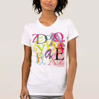 PixDezines ギリシャアルファベット Tシャツ