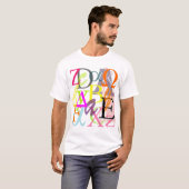 PixDezines ギリシャ文字 Tシャツ (正面フル)