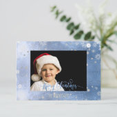 PixDezines クリスマスホリデー フォト/カリグラフィー 招待状 (スタンド正面)