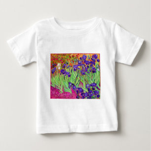 PixDezines ゴッホ あやめ/サン・レミ ベビーTシャツ