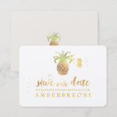 PixDezines ゴールデンパイナップル / セーブアワーデート セーブザデート (正面/裏面)