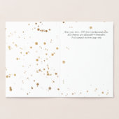 PixDezines ゴールドブラシスクリプト 彼の誓い ホイルカード (内部)