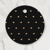 PixDezines ゴールド サンクス ラグジュアリー カリグラフィー フェイバータグ (裏面)