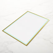 PixDezines ゴールド バット ミッツヴァ DIY 背景 箔招待状 (回転した状態)