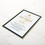 PixDezines ゴールド モダンスクリプト イベント DIY 背景 箔招待状 (回転した状態)