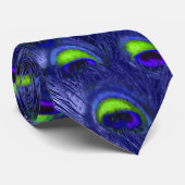 PixDezines サイケデリック Peacock/ライム/Purple ネクタイ (ロール)